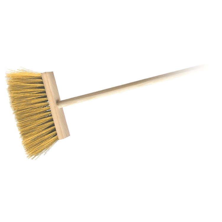 Spokar Koště zatloukané s holí, syntetické vlákna (PVC), hůl 120 cm, šířka 50 cm