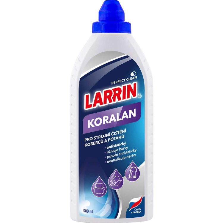 Larrin Koralan, pro strojní čištění koberců a potahů, 500 ml