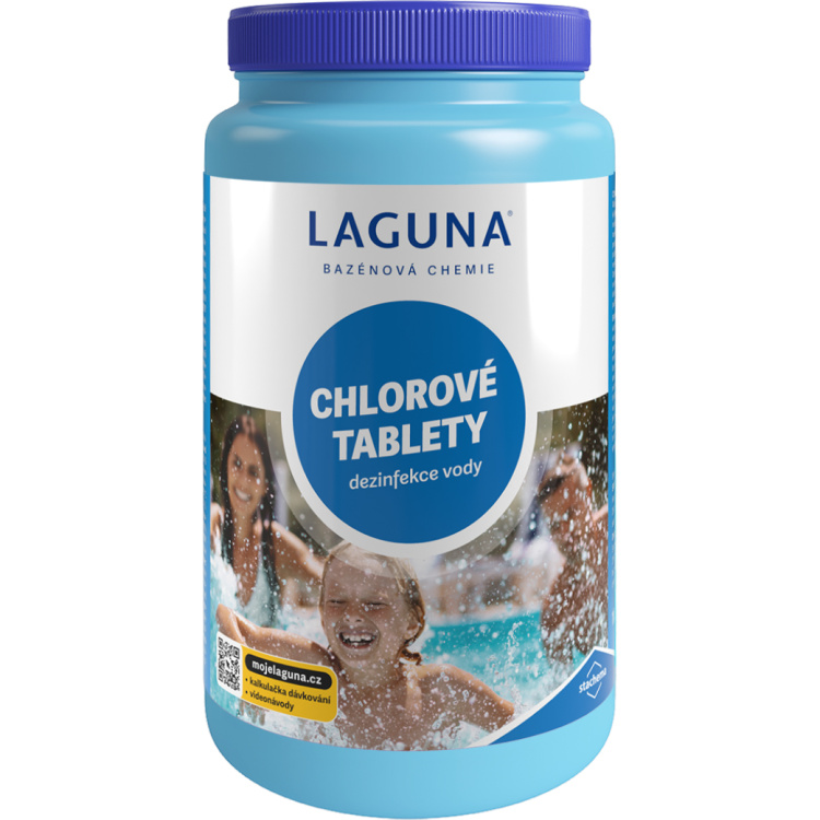 Laguna chlorové tablety dezinfekce bazénové vody, 1 kg