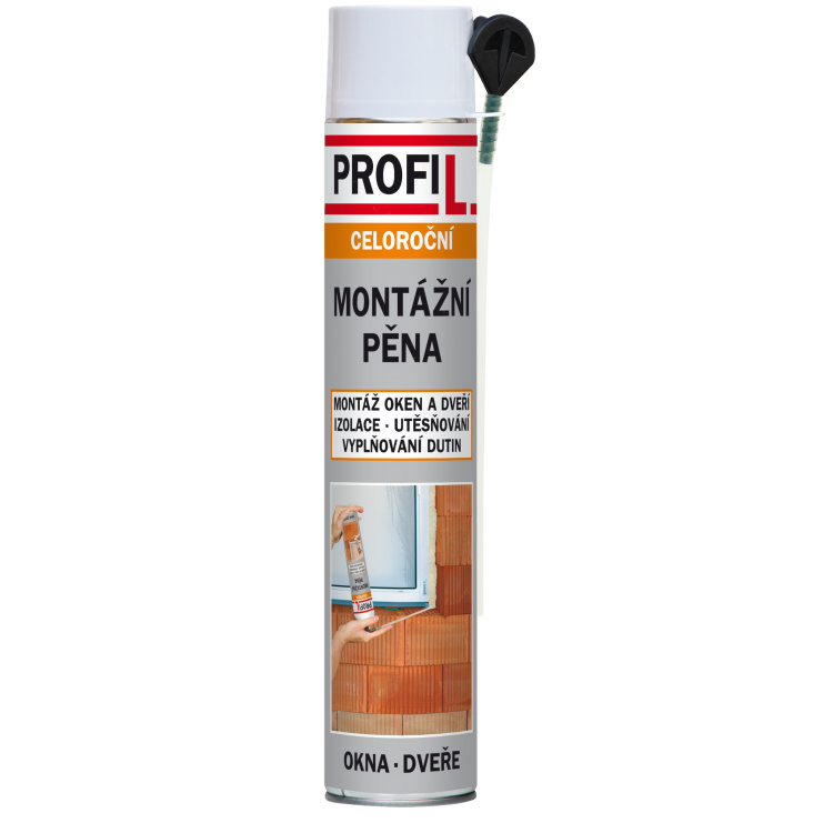 Profil montážní pěna, trubičková, 750 ml