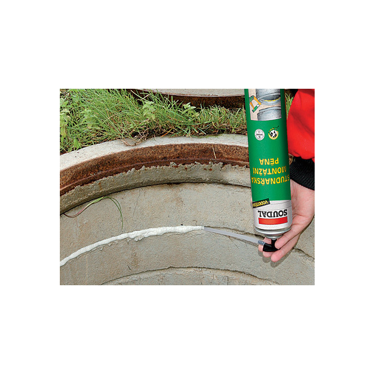 Soudal Studnařská trubičková montážní pěna vodotěsná, 750 ml