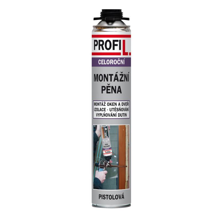 Profil montážní pěna, pistolová, 750 ml