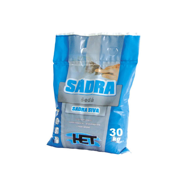 Het sádra šedá stavební, 30 kg