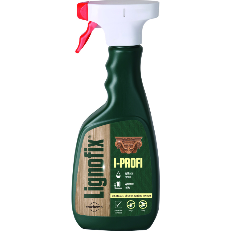 Lignofix I-profi aplikační likvidace dřevokazného hmyzu, 500 ml