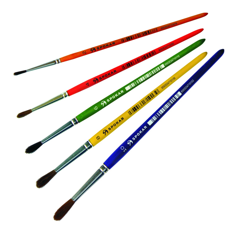 Spokar 7102 školní štětec, č. 2, balení 10 ks