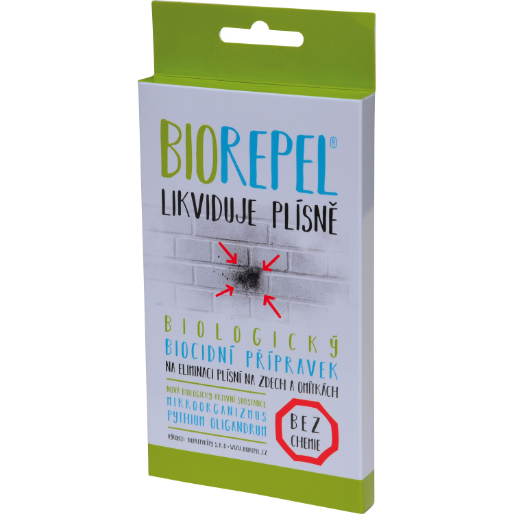 BIOREPEL chytrá houba proti plísním na zdivo a omítky, 1 g + 2 g
