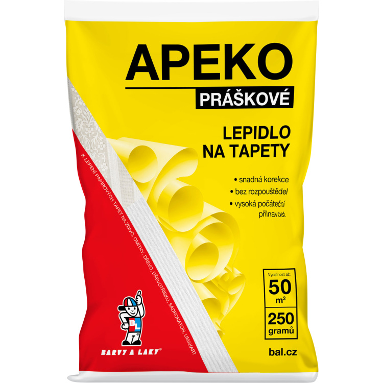 APEKO práškové lepidlo na tapety, až 50 m², 250 g