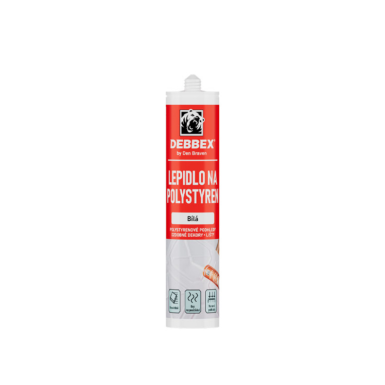 Den Braven lepidlo na polystyren, bílé, 310 ml