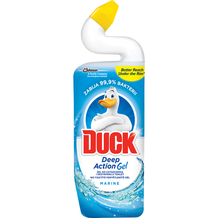 Duck 5v1 s mořskou vůní, tekutý WC čistič, 750 ml