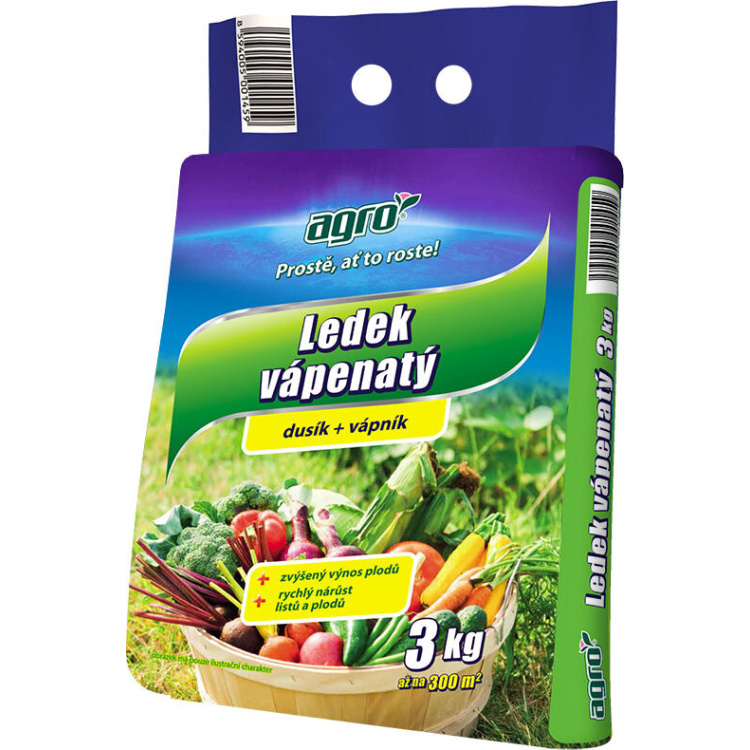 Agro ledek vápenatý, 3 kg