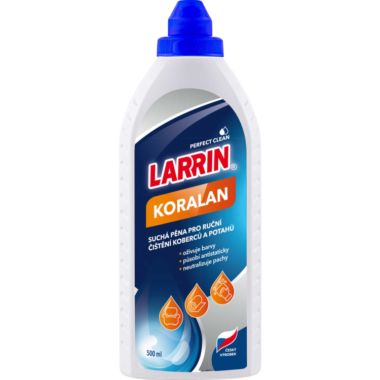 Larrin Koralan, pro ruční čištění koberců a potahů, 500 ml