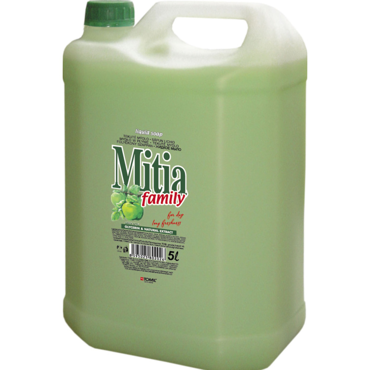 Mitia Family Green Apple tekuté mýdlo, 5 l