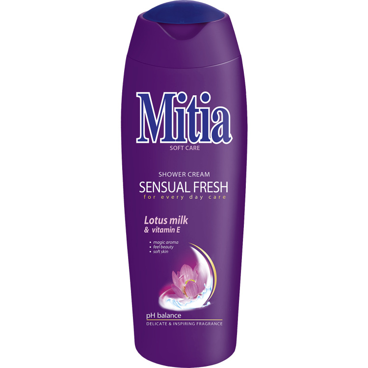 Mitia Soft Care Sensual Fresh sprchový krém, 400 ml