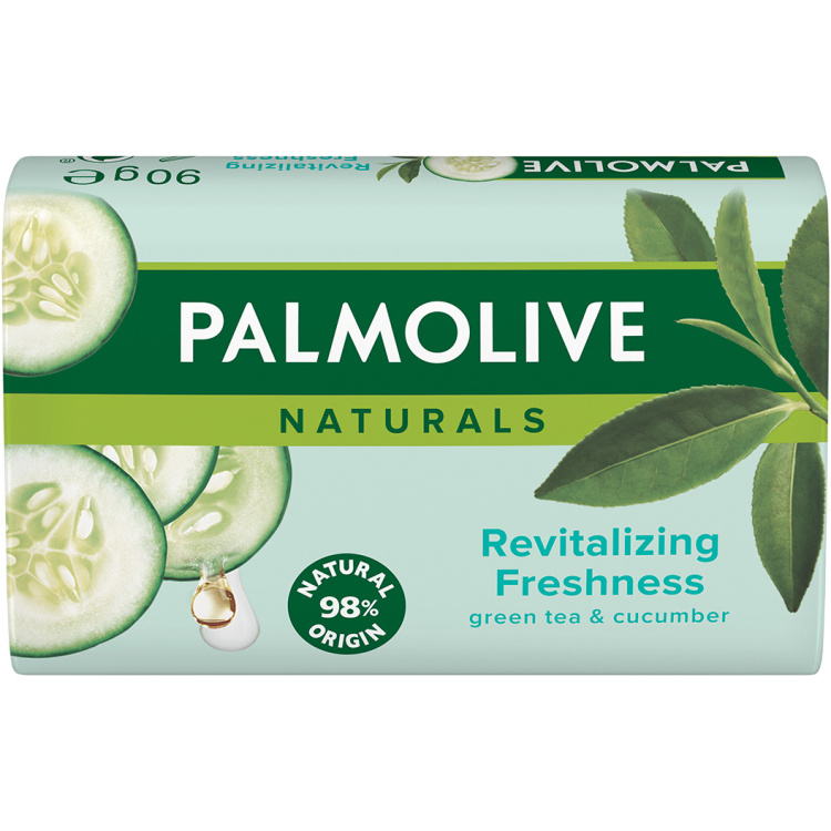 Palmolive mýdlo Naturals Green tea &amp; Cucumber, 90 g