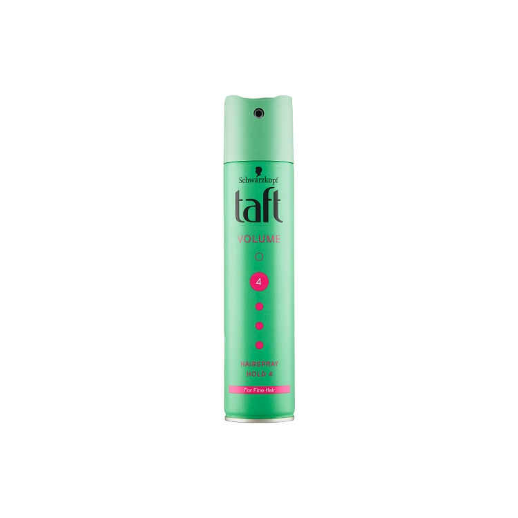 Taft Volume, lak na vlasy s push-up efektem, síla fixace 4, 250 ml
