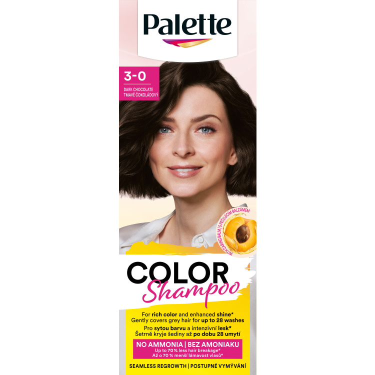Schwarzkopf Palette Color Shampoo barva na vlasy 341 čokoládová, 50 ml