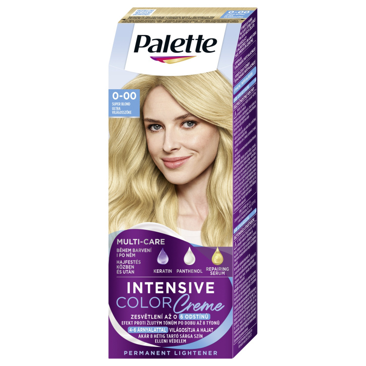 Schwarzkopf Palette Intensive Color Creme, barva na vlasy, E20 super blond, 50 ml