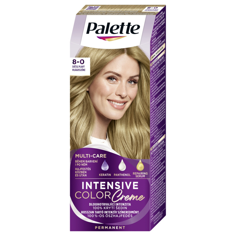Schwarzkopf Palette Intensive Color Creme, barva na vlasy, N7 světle plavá, 50 ml