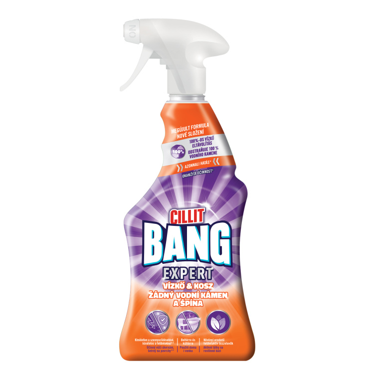 CILLIT BANG odstraňovač vodního kamene do koupelny, 750 ml