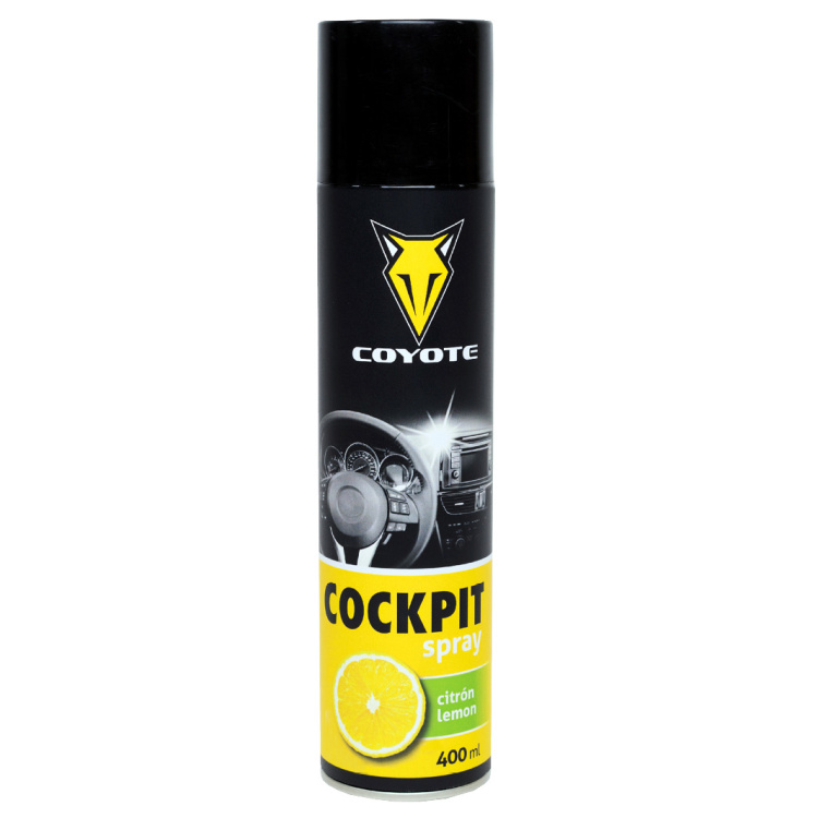 Coyote Cockpit sprej citron na čištění interiéru, 400 ml