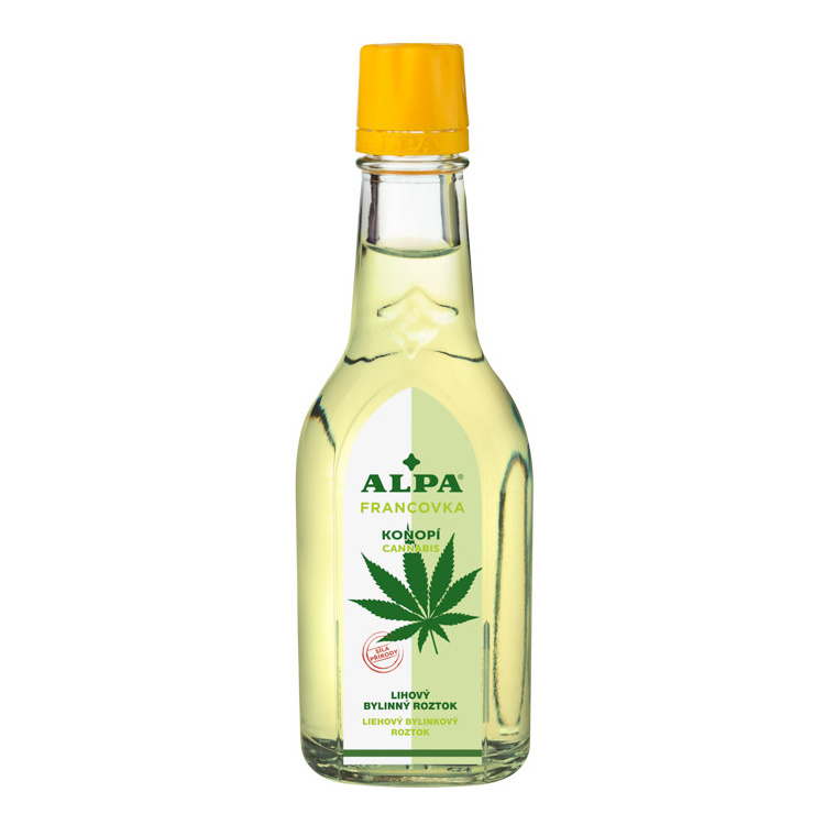 Alpa Francovka Konopí lihový bylinný roztok, 60 ml