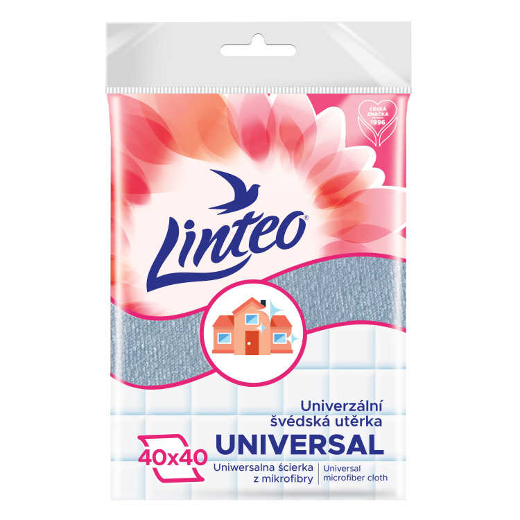 Linteo univerzální švédská utěrka, 40 x 40 cm, gramáž 205 g/m²