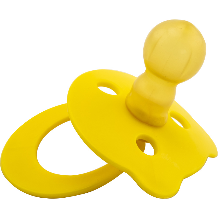 Míša dětské latexové šidítko, kulaté s kroužkem, 1 kus