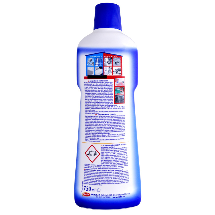 Pulirapid Classico čistící prostředek na rez a vodní kámen, 750 ml