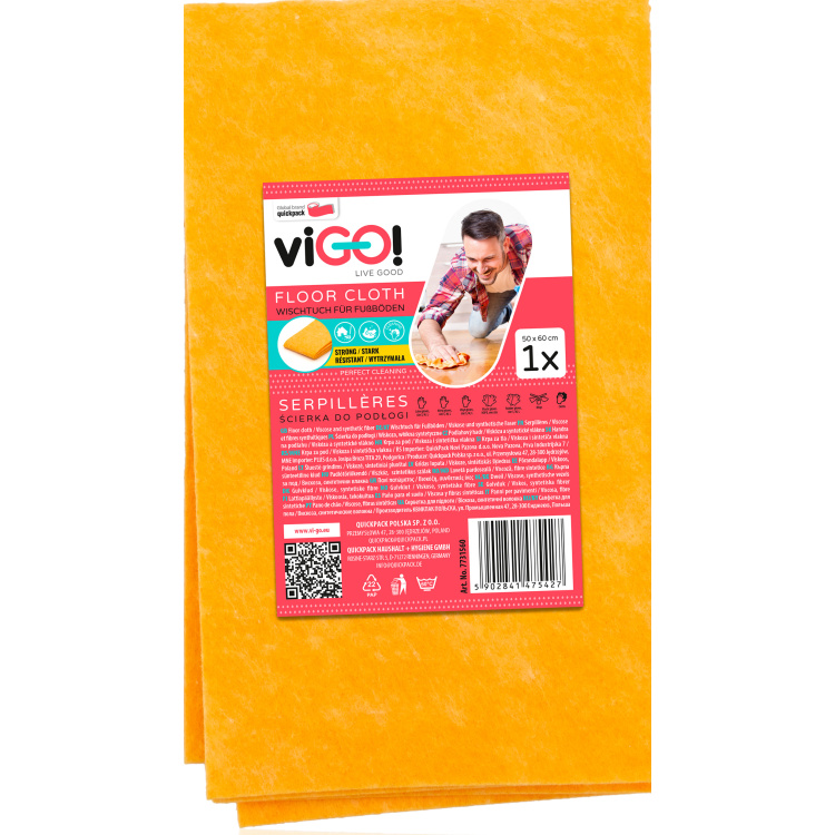 Quickpack Vlies mycí hadr, viskóza, rozměry 60 x 70 cm, různé barvy