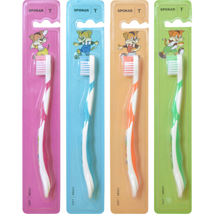 Spokar 3434 Tommy zubní kartáček od 5 do 8 let, měkký