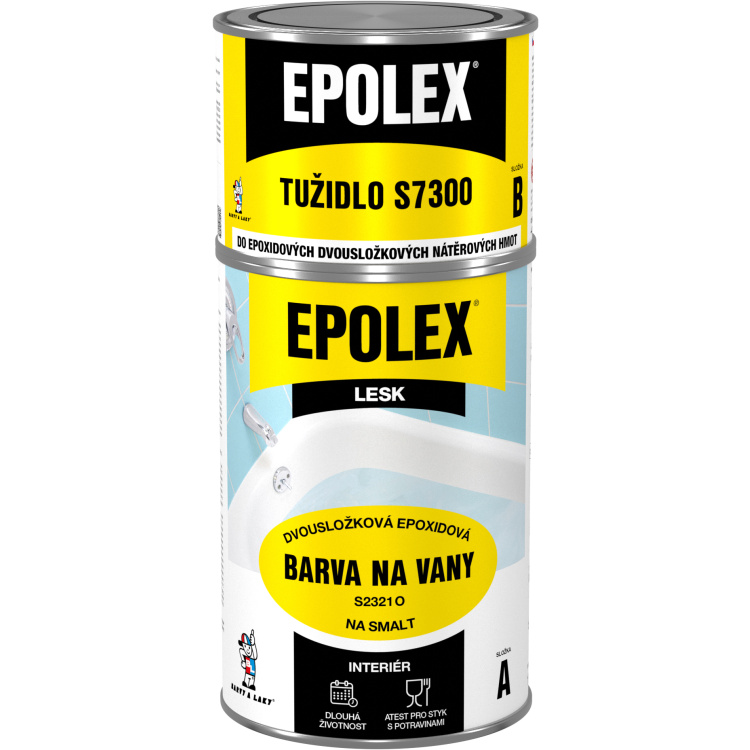 EPOLEX barva na vany S2321O + tužidlo S7300, 940 g