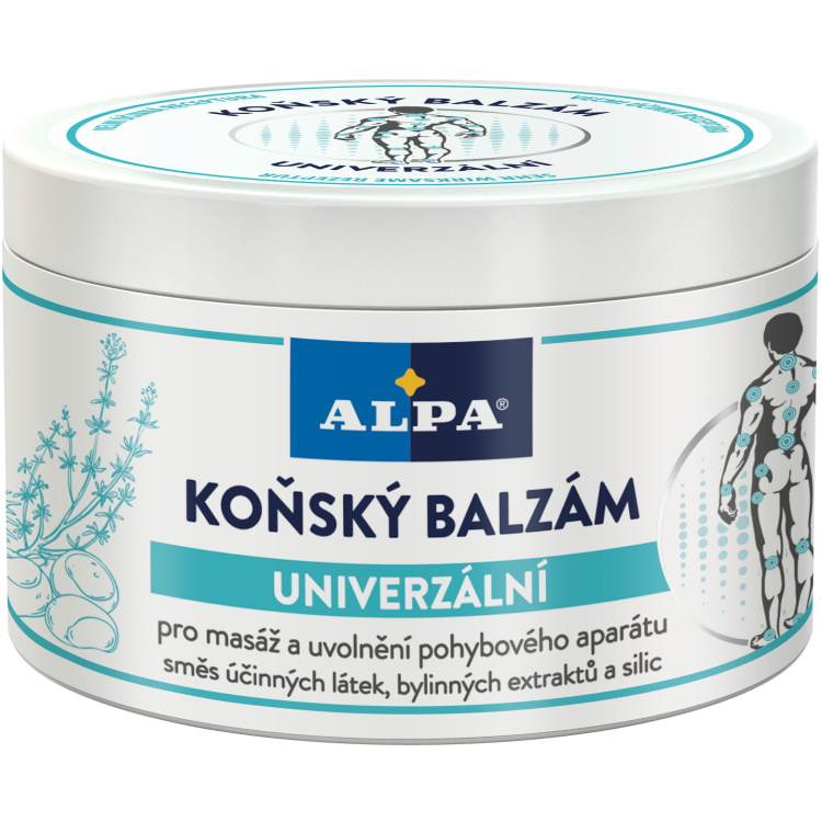 Alpa Koňský univerzální masážní balzám 250 ml