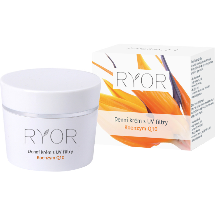 RYOR Koenzym Q10 denní krém s UV filtry, 50 ml