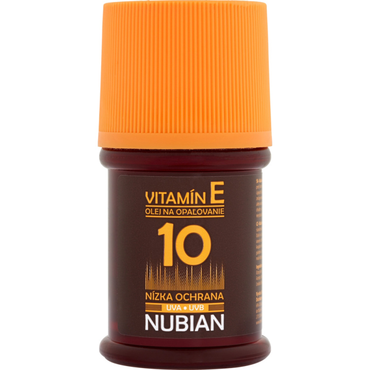 Nubian OF 10 olej na opalování, 60 ml