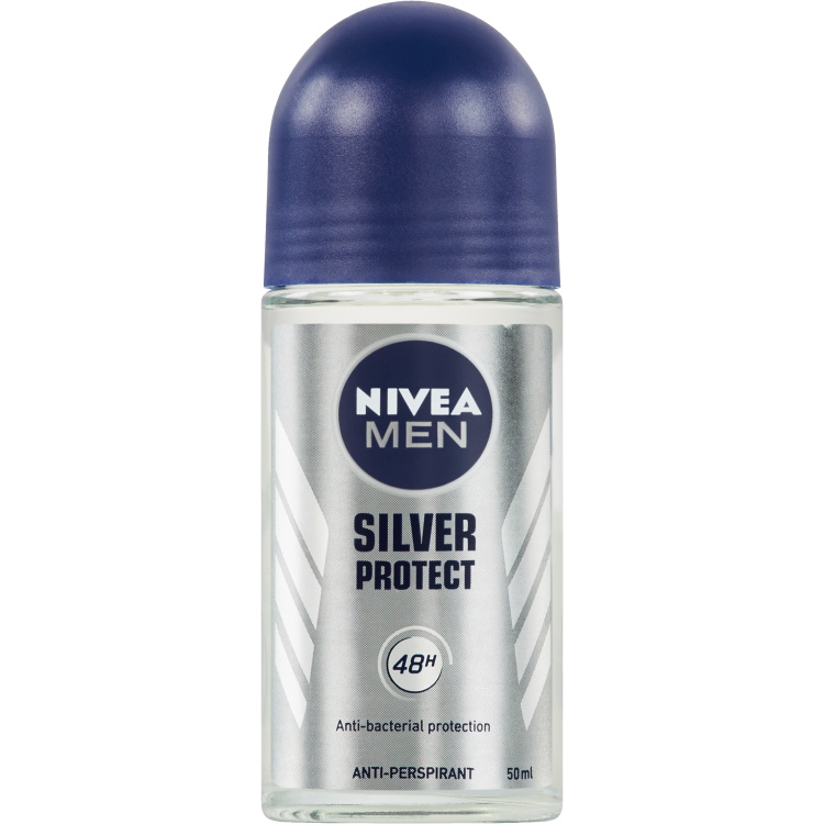 Nivea Men Silver Protect kuličkový antiperspirant, 50 ml