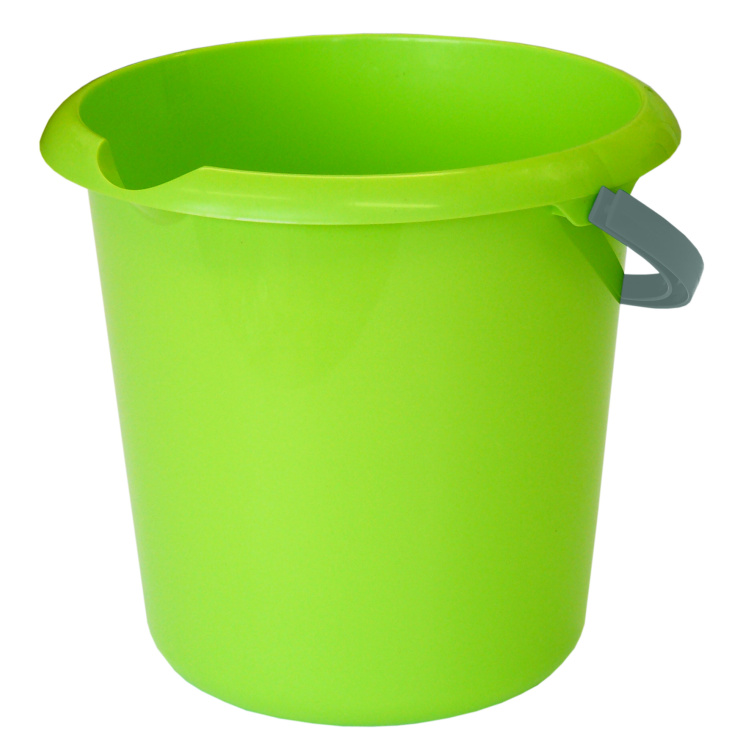 Spokar kbelík plastový s výlevkou, objem 10 l, různé barvy, 1 kus