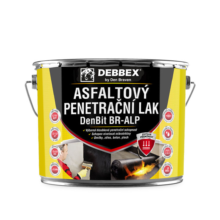 Den Braven DenBit BR-ALP asfaltový penetrační lak, 9 kg