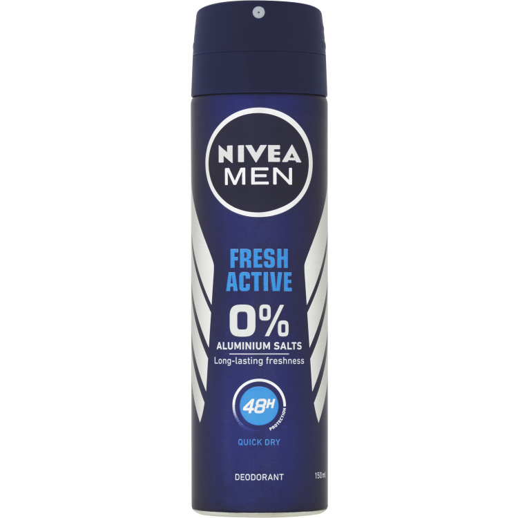 Nivea Men Fresh Active antiperspirant bez hliníku, 150 ml