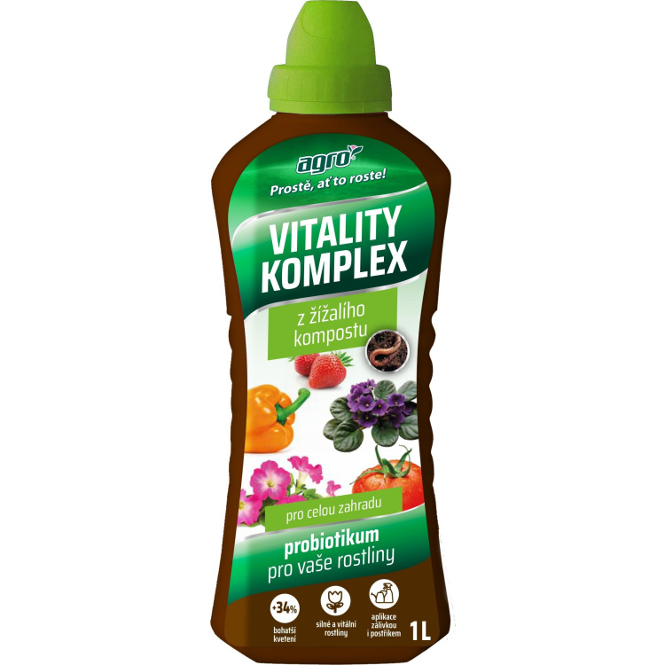 Agro Vitality Komplex hnojivo pro oslabené a nerostoucí rostliny, 1 l