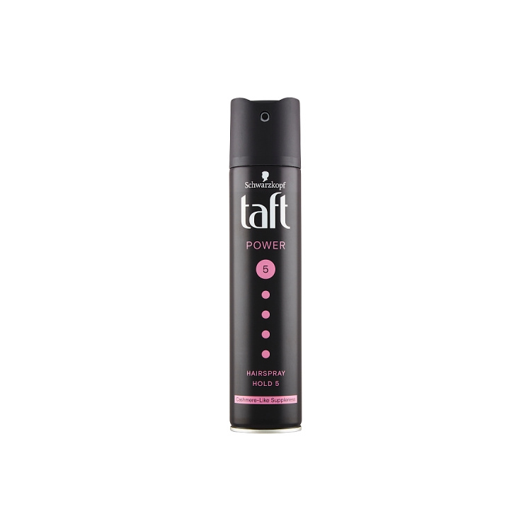Taft Power Cashmere, lak na vlasy mega silná fixace, síla fixace 5, 250 ml