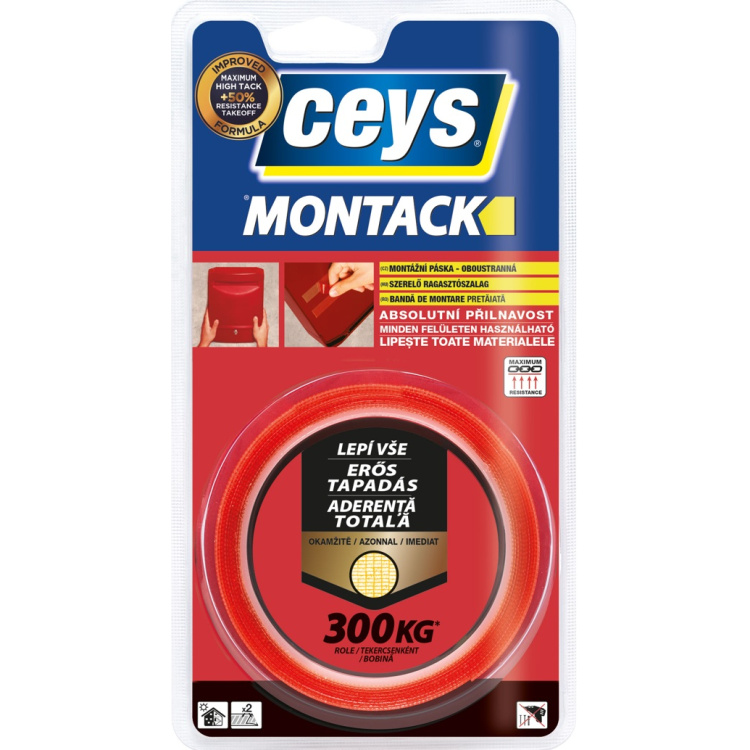 Ceys Montack Express oboustranná montážní páska, 19 mm × 2,5 m