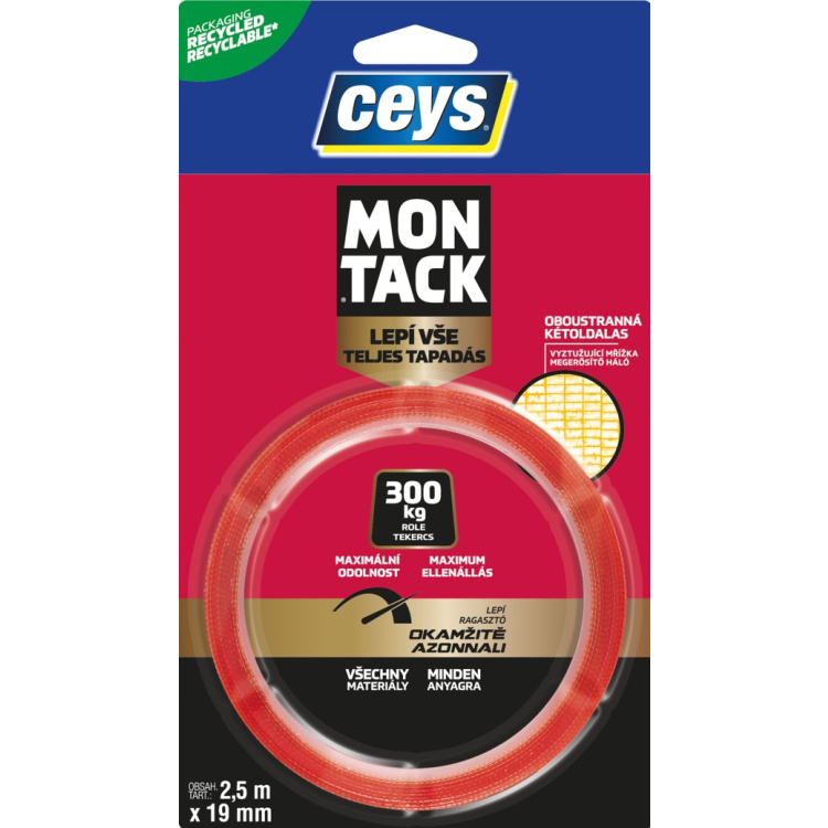 Ceys Montack Express oboustranná montážní páska, 19 mm × 2,5 m