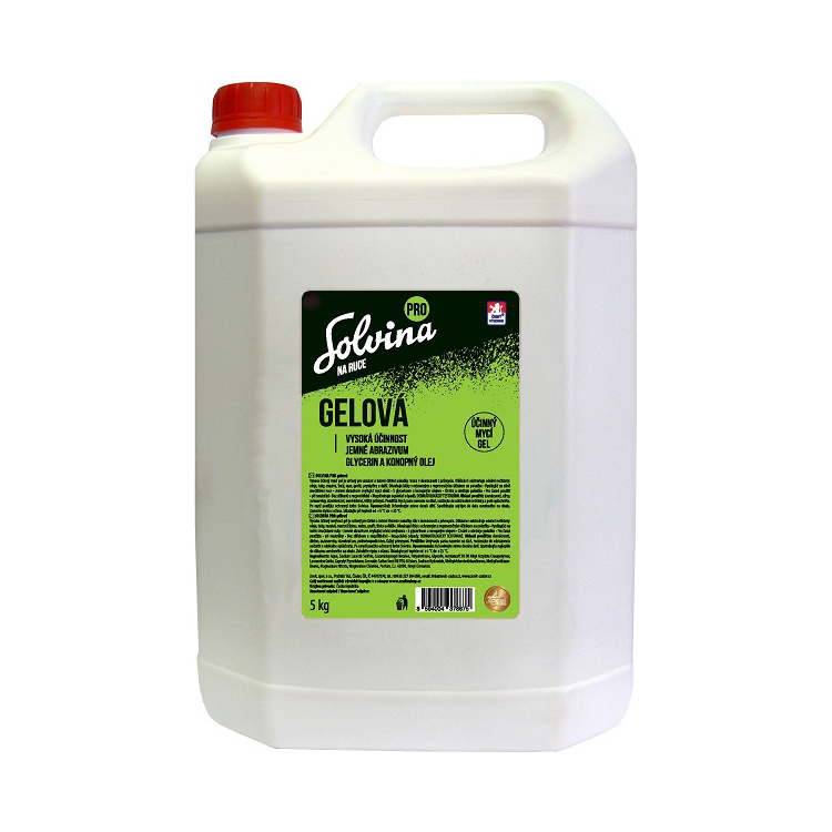 Solvina PRO gelová mycí gel na ruce, 5 kg