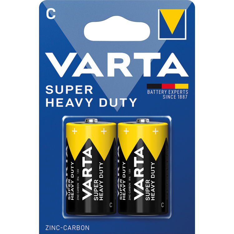 Varta Superlife, baterie C, malé mono, 2 ks