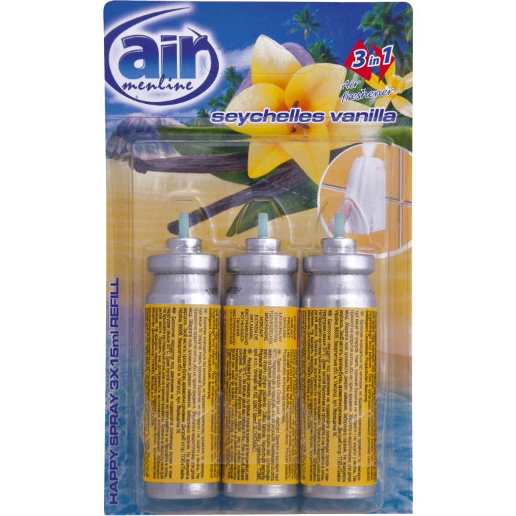 Air Menline Seychelles Vanilla náplň do osvěžovač vzduchu 3× 15 ml