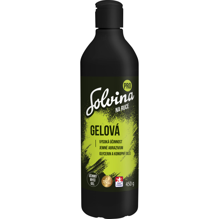 Solvina PRO gelová mycí gel na ruce, 450 g