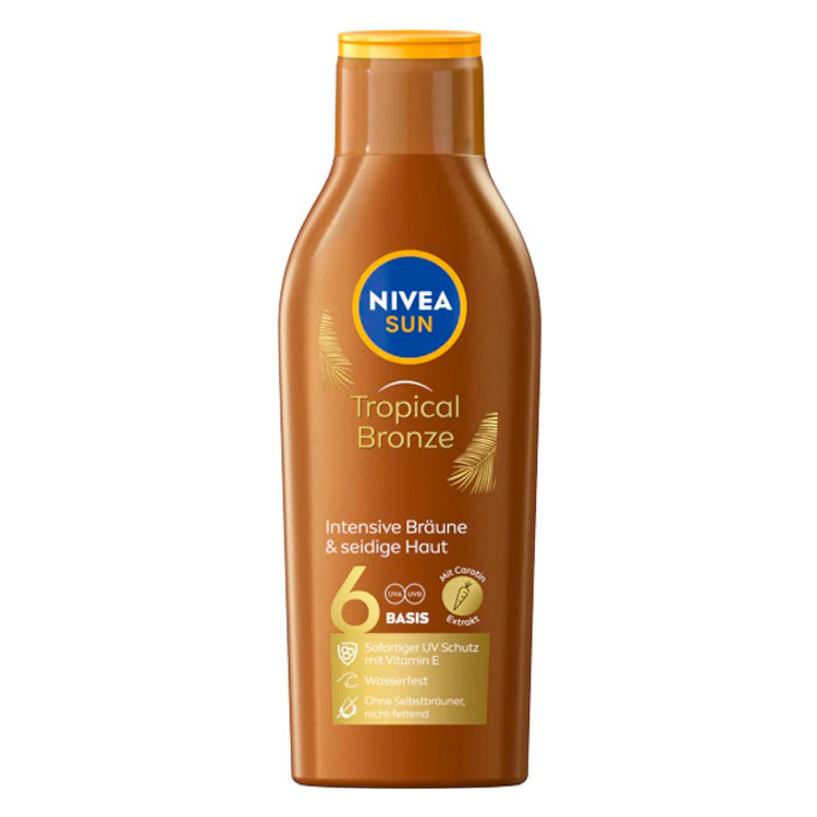 Nivea Sun Carotene sun lotion OF 6 mléko na opalování, 200 ml