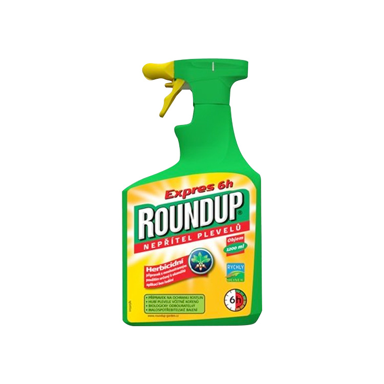 Roundup Expres 6h na hubení plevele, chodníky, 1200 ml