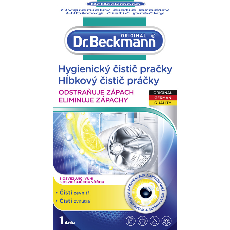 Dr. Beckmann hygienický čistič pračky, odstraňuje špínu a zápach, 250 g