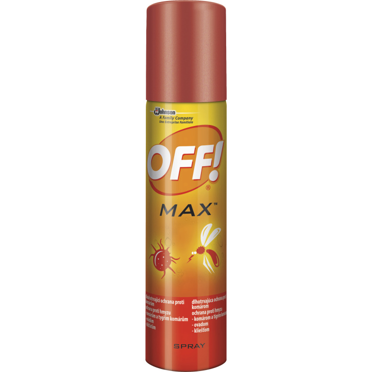 OFF! Max sprej repelent proti hmyzu, 100 ml
